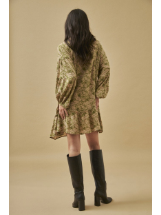 VESTIDO CORTO M/LARGA EST FLORAL Y BORDA