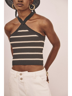 TOP PUNTO VISCOSA TIRANTES HALTER RAYADO
