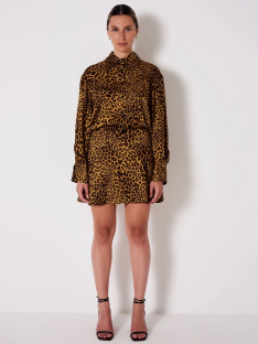 VESTIDO CORTO ANIMALIER