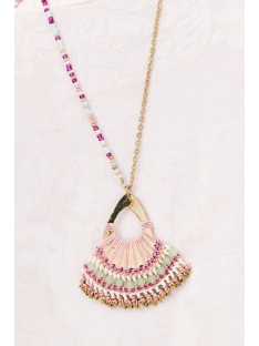 COLLAR MACREME Y PEDRERIA