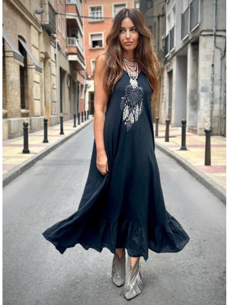 VESTIDO LARGO CORAZON