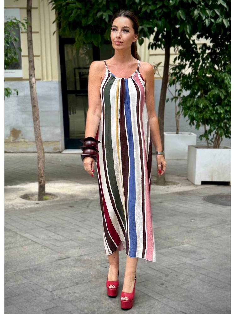 VESTIDO LARGO TIRANTES