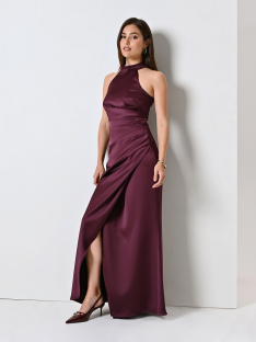 VESTIDO LARGO HALTER SIRENA