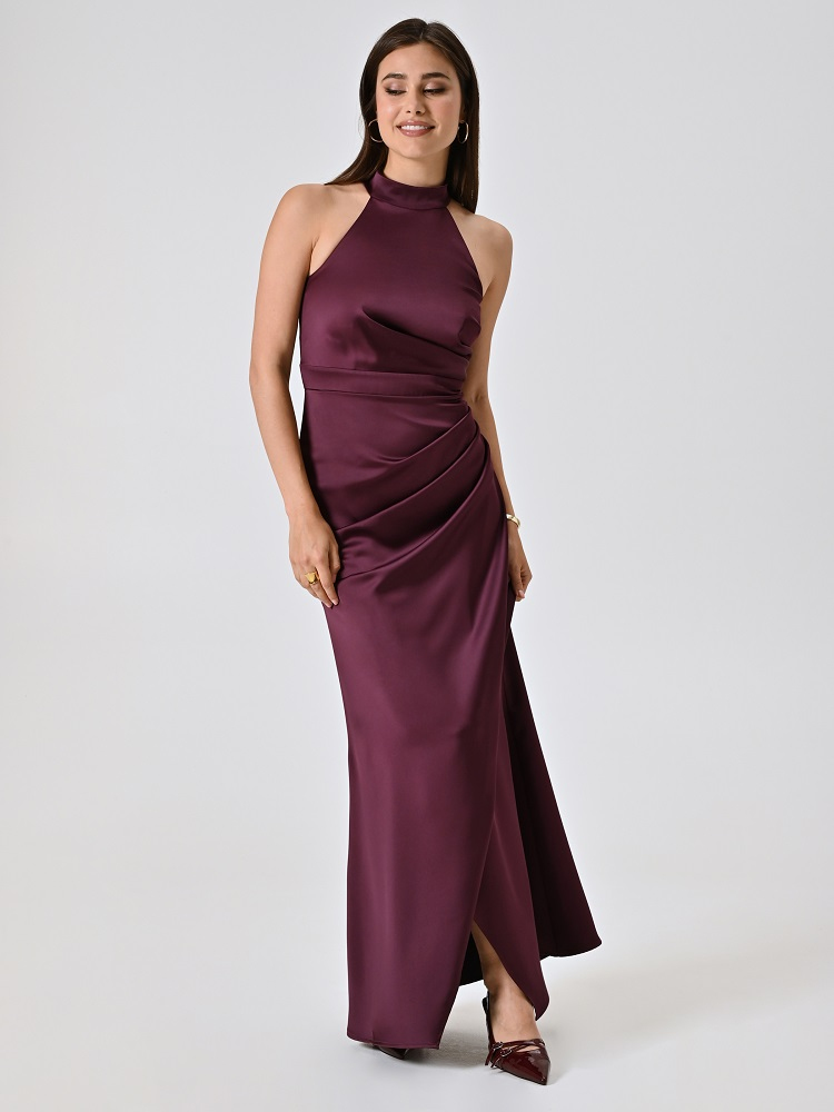 VESTIDO LARGO HALTER SIRENA 2
