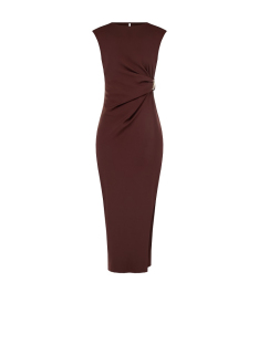 VESTIDO TUBO MIDI CON JOYA