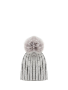 GORRO POMPON CON BRILLANTES
