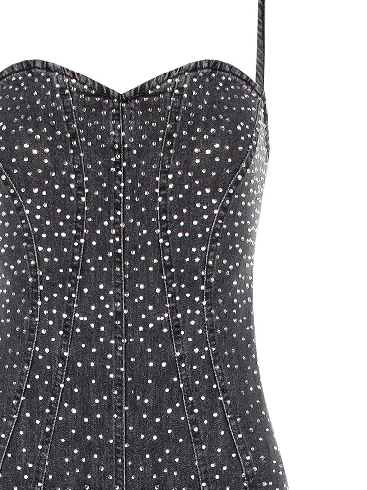 VESTIDO VAQUERO STRASS