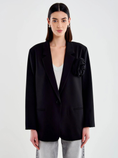BLAZER CON ROSA OVERSIZE