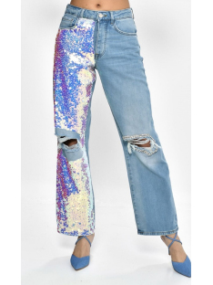 PANTALON VAQUERO LENTEJUELAS
