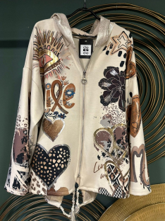 CHAQUETA LOVE CAPUCHA