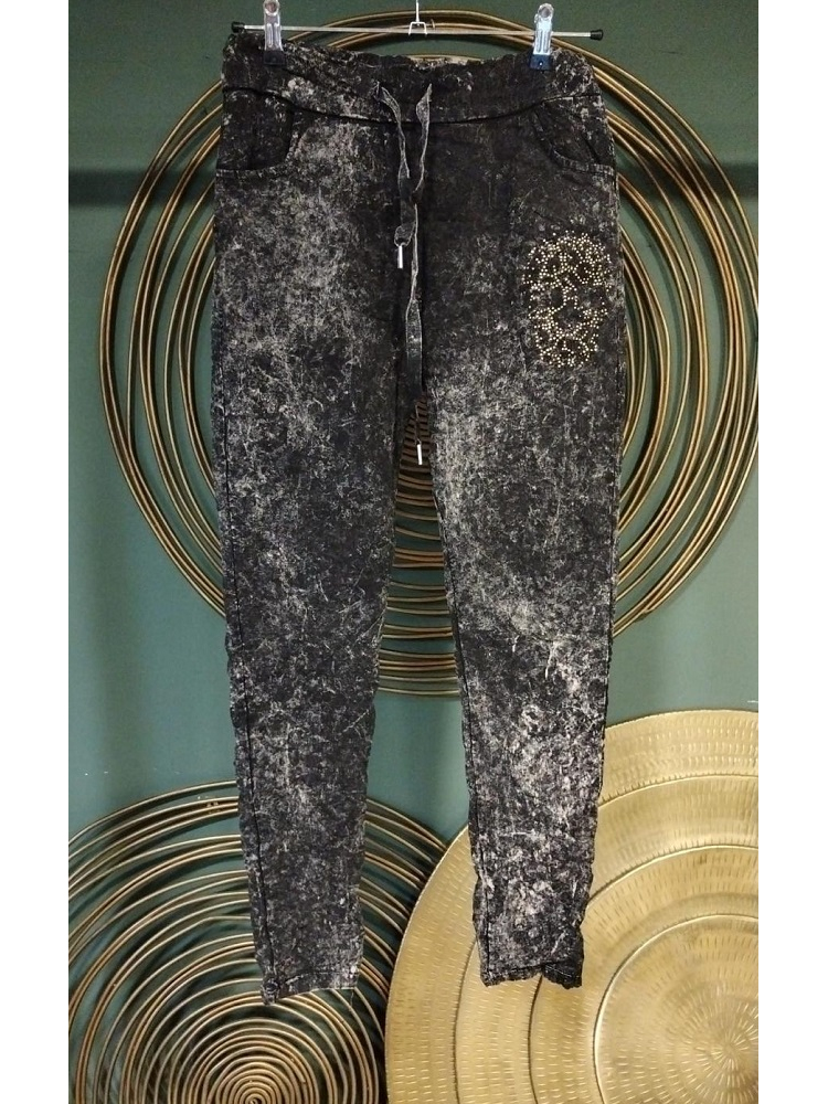 PANTALON CALAVERA STRASS 2