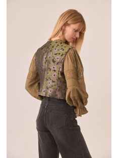 CHALECO EST JACQUARD METALIZADO