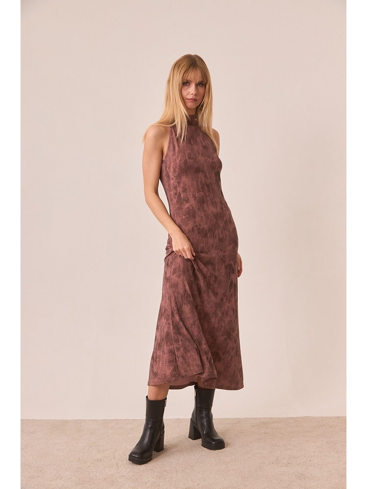 VESTIDO LARGO CLL HALTER LUREX