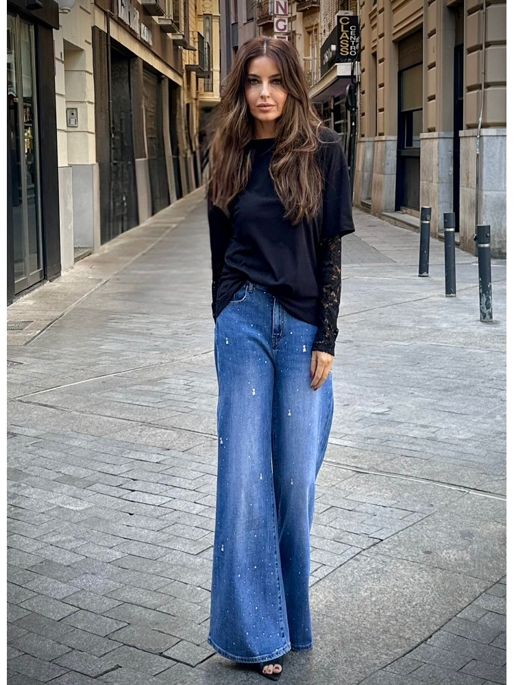 PANTALON VAQUERO BRILLO 2