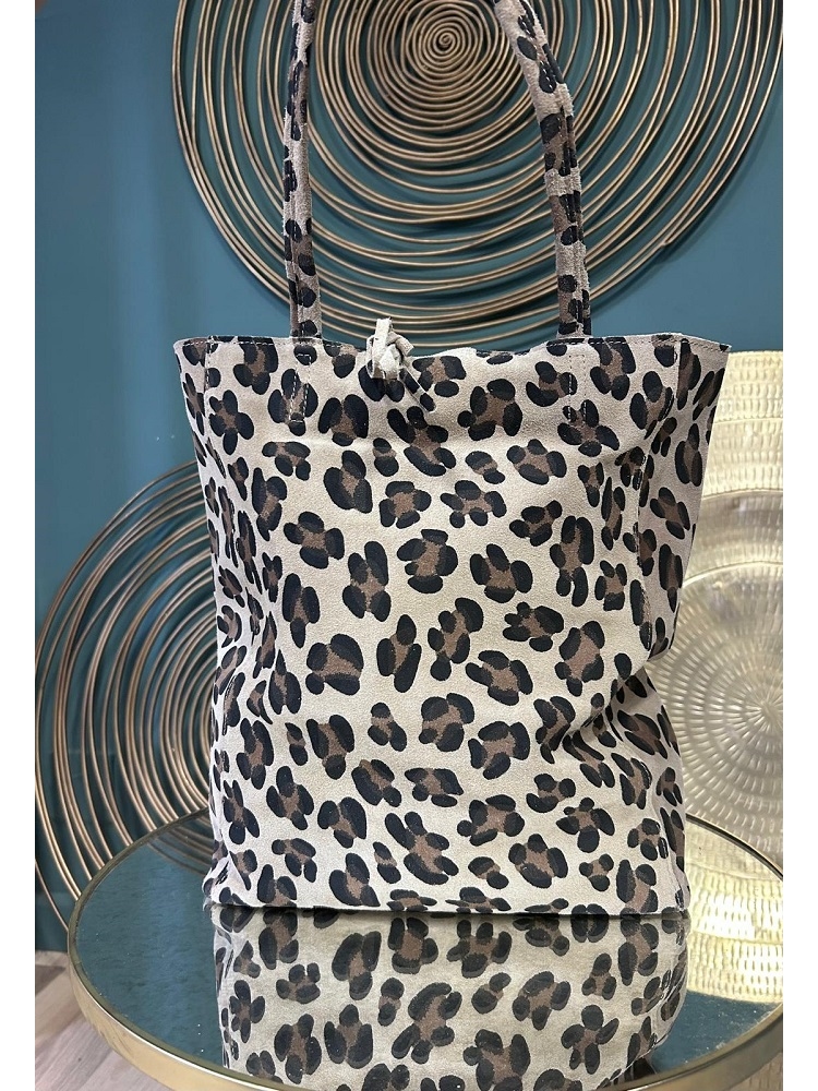 BOLSO PIEL LEOPARD