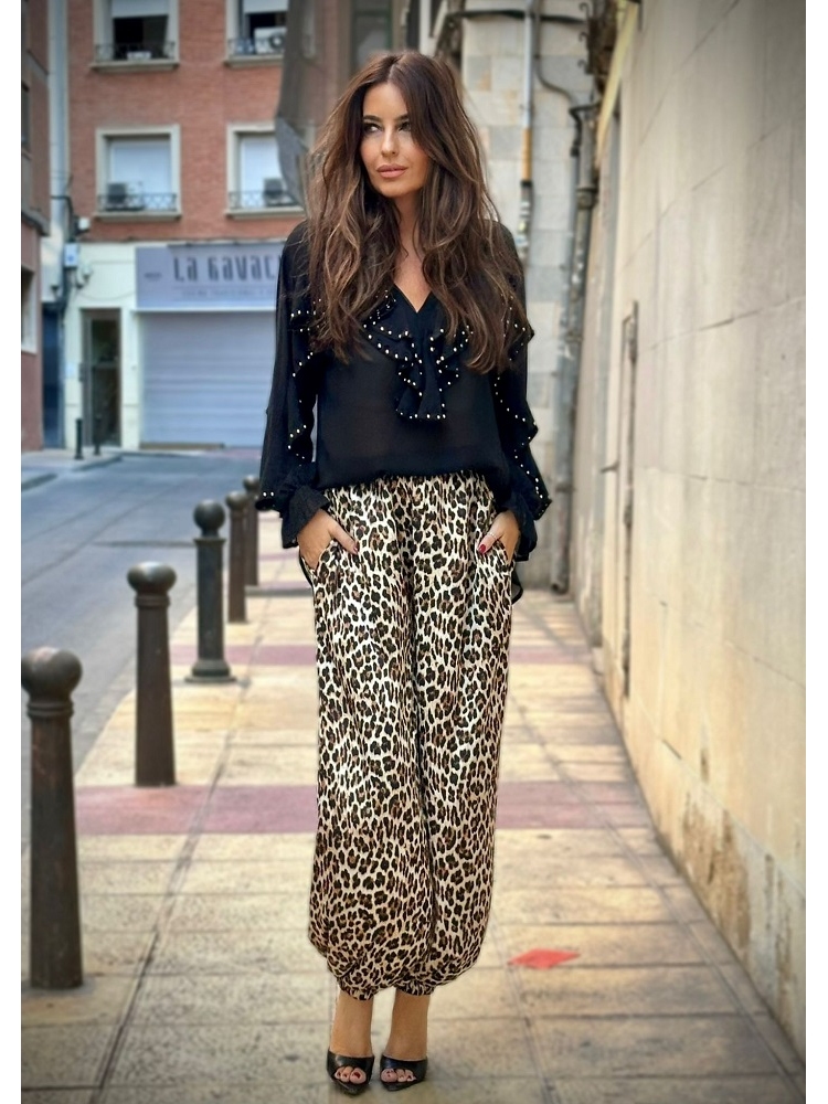 PANTALON LEOPARDO
