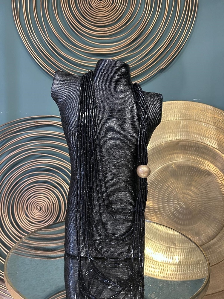 COLLAR LARGO MULTI TIRAS TUBITOS