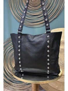 BOLSO PIEL GRANDE TACHUELAS