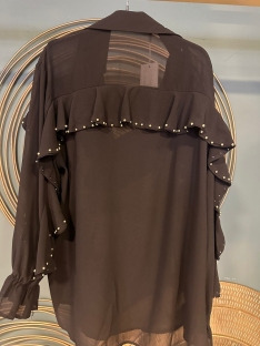 CAMISA VOLANTES BRILLANTES