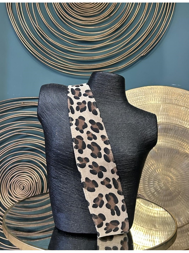 CINTURON PIEL ANIMAL PRINT
