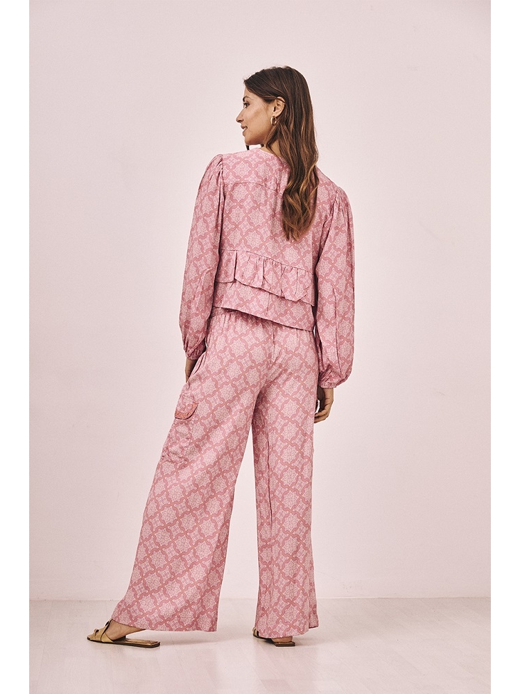 BLUSA M/LARGA EST BORDADA