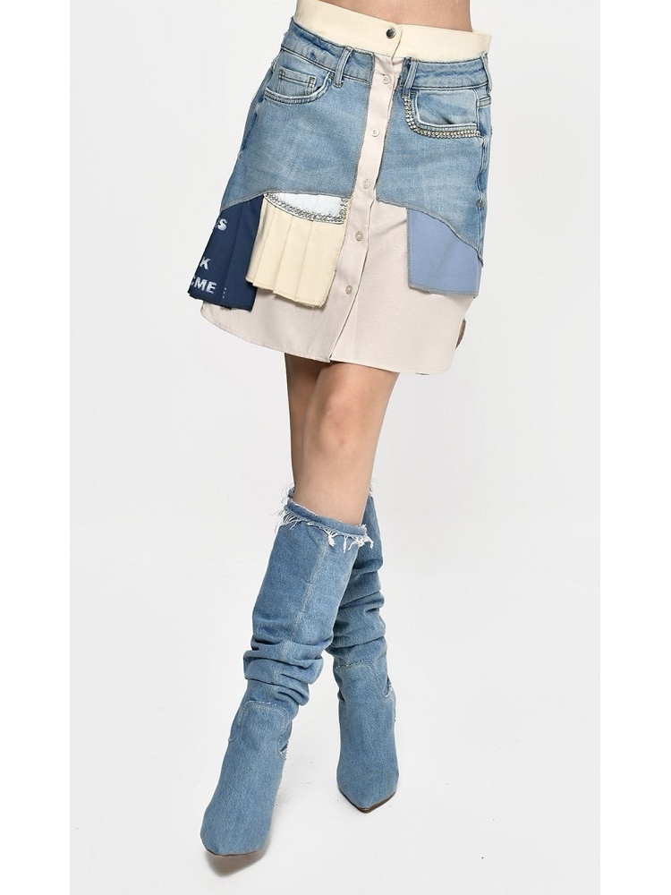 FALDA COMBI VAQUERO
