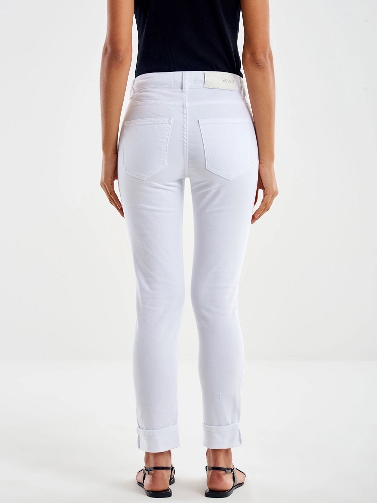 PANTALON VAQUERO CROPPED