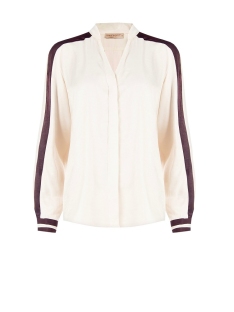 CAMISA RIBETE BURDEOS