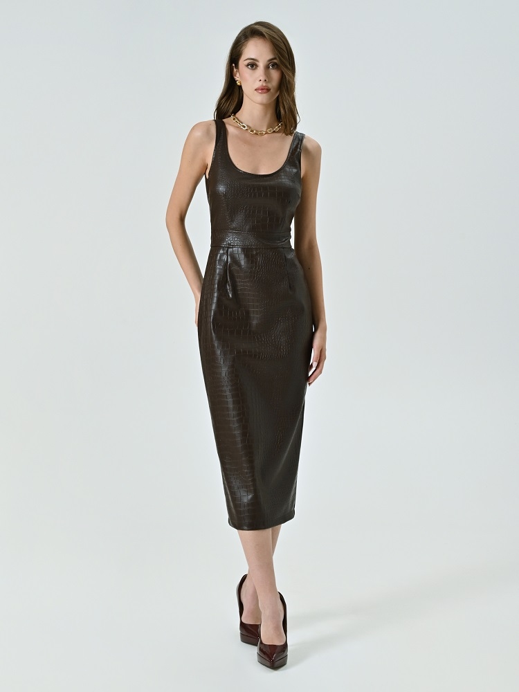 VESTIDO TUBO EST COCODRILO 2
