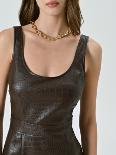 VESTIDO TUBO EST COCODRILO
