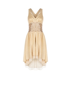 VESTIDO CINTURA FAJIN LENTEJUELAS