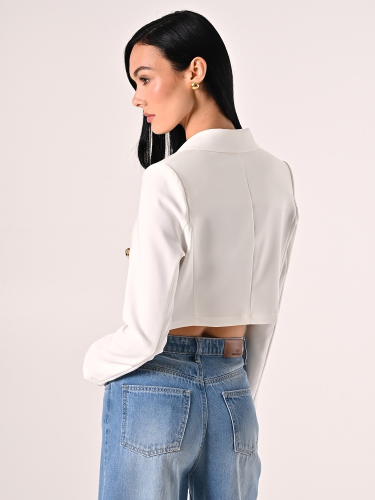 CHAQUETA CORTA CRUZADA