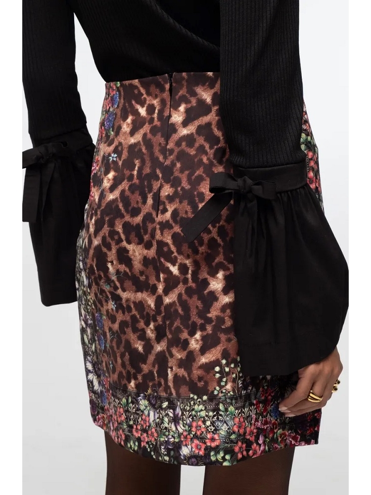 FALDA CORTA EST LEOPARDO