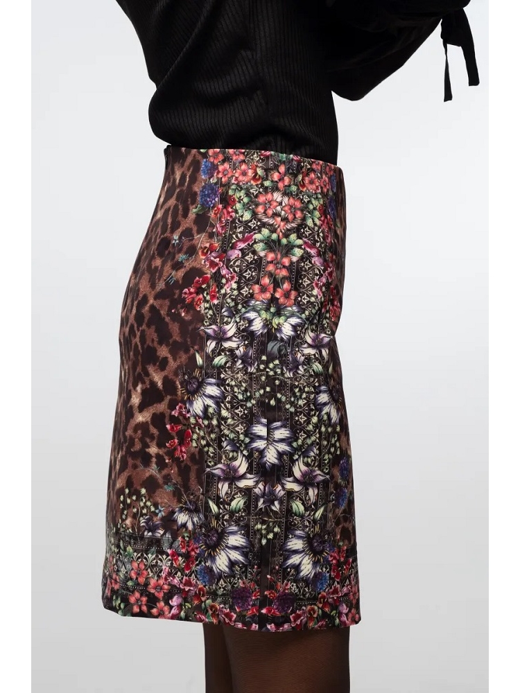 FALDA CORTA EST LEOPARDO