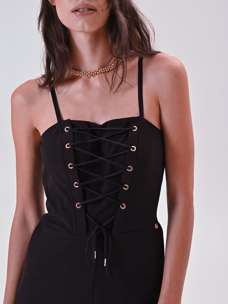 MONO BUSTIER CON LAZOS