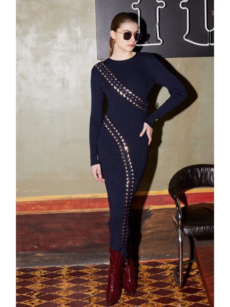 VESTIDO PUNTO LUREX