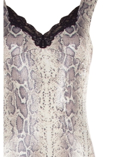 VESTIDO ANIMALIER CON ENCAJE