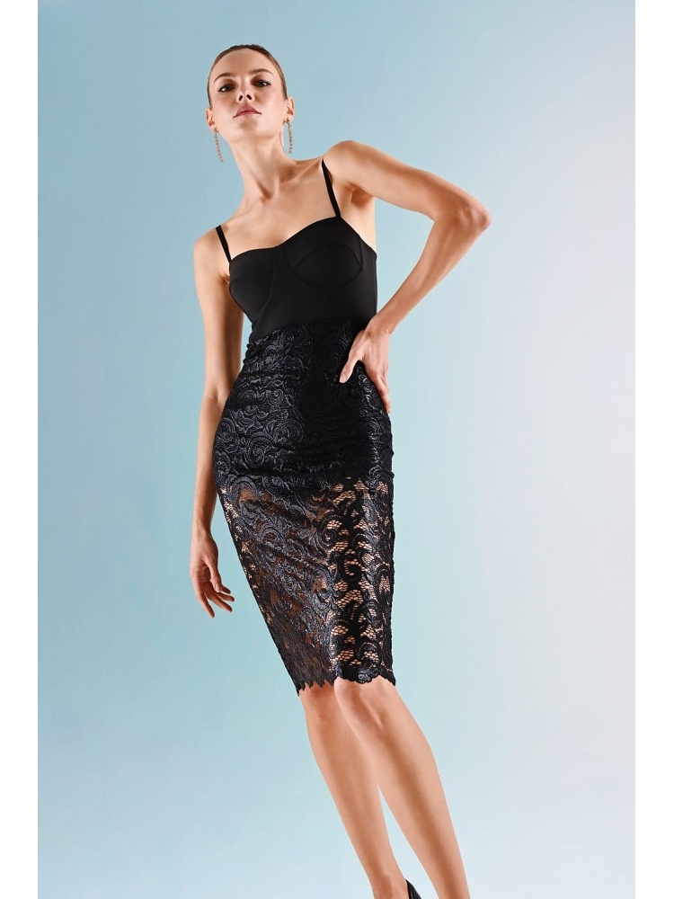 VESTIDO TUBO ENCAJE 2
