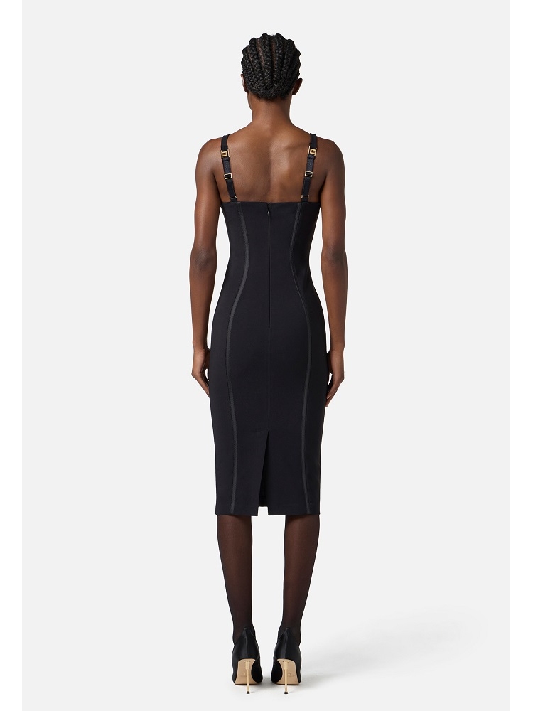 VESTIDO CREPE LIGERO CON TUL