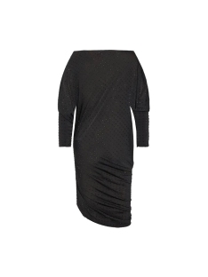 VESTIDO CORTO FRUNCIDO ASIMETRICO