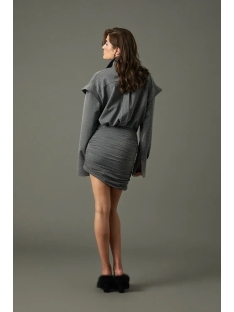 VESTIDO CRISTALES FRUNCIDO