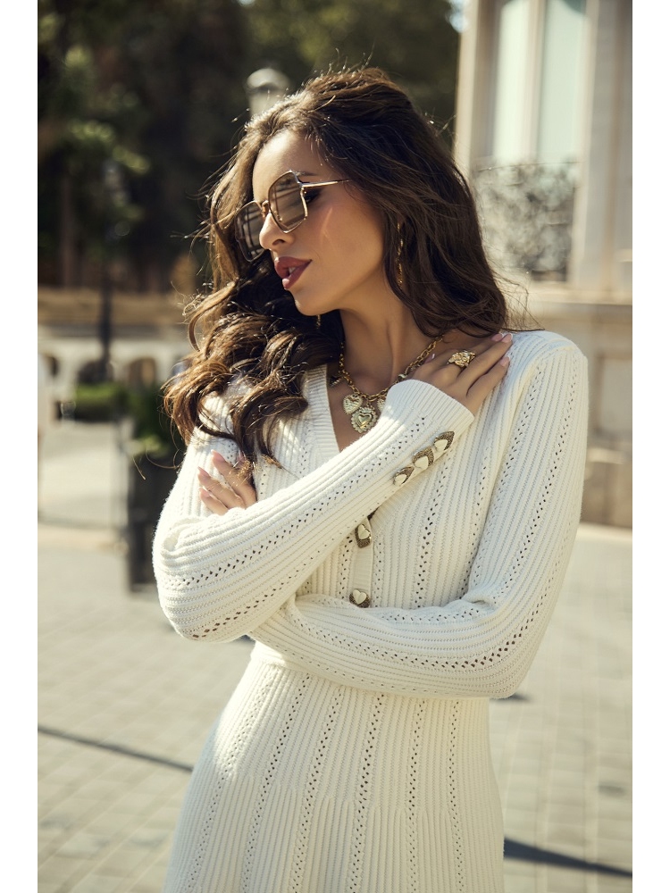 VESTIDO CAMALEONICA MADREPERLA