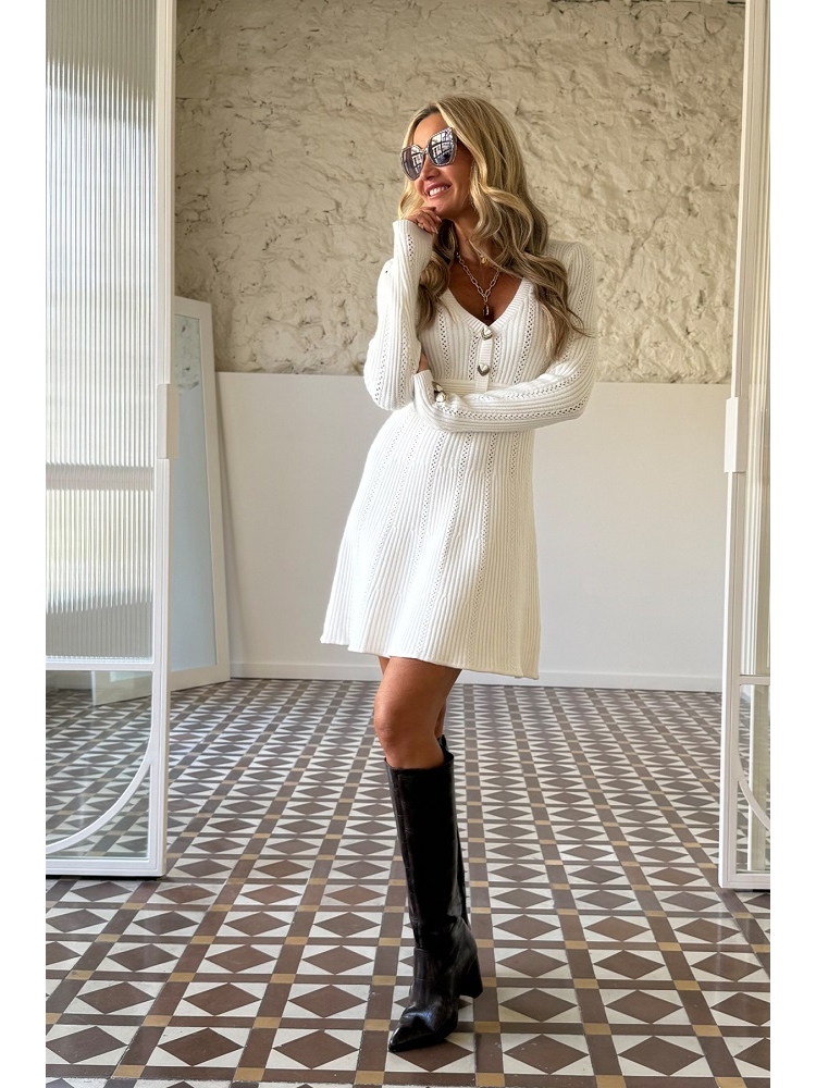 VESTIDO CAMALEONICA MADREPERLA