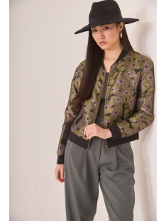 BOMBER EST JACQUARD METALIZADO