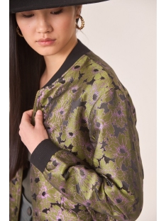 BOMBER EST JACQUARD METALIZADO