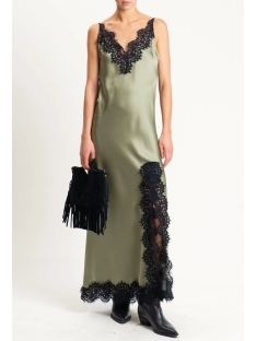 VESTIDO SATEN ENCAJE