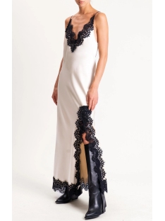 VESTIDO SATEN ENCAJE