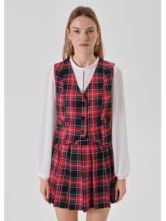 CHALECO CUADROS LUREX