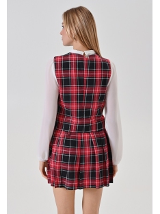 CHALECO CUADROS LUREX