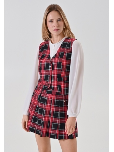 CHALECO CUADROS LUREX